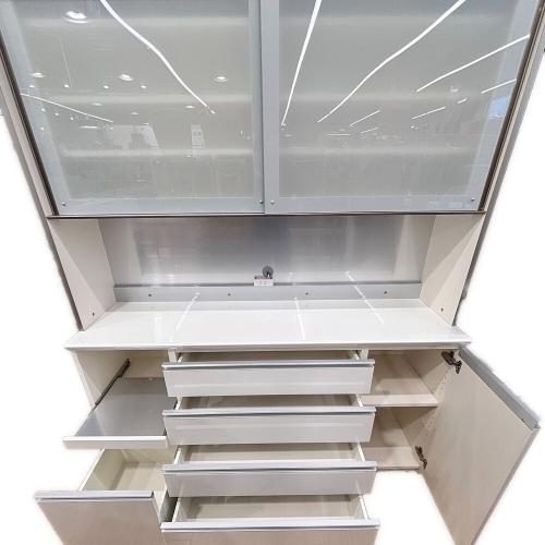 Pamouna (パモウナ) レンジボード ホワイト 2枚扉 ソフトクローズ