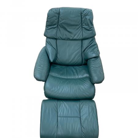 Ekornes (エコーネス) ストレスレスチェア グリーン オットマン付き 1
