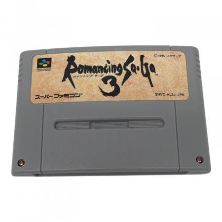 スーパーファミコン（未使用品）「ロマンシングサガ3」 スクウェア・エニックス スーパーファミコン用ソフト ロマンシング