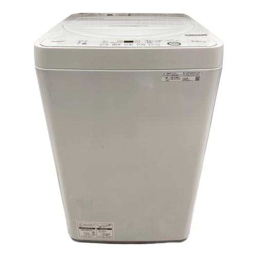SHARP (シャープ) 全自動洗濯機 5.5kg ES-GE5G-W 2023年製 クリーニング済 50Hz／60Hz
