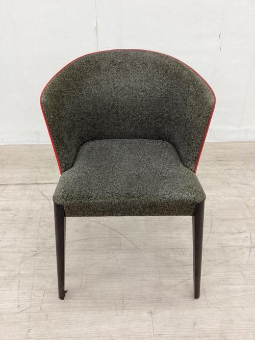 arflex (アルフレックス) ダイニングチェアー グレー/ブラック/レッド FLUTE