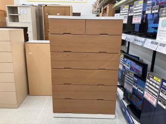 6段チェスト ベージュ