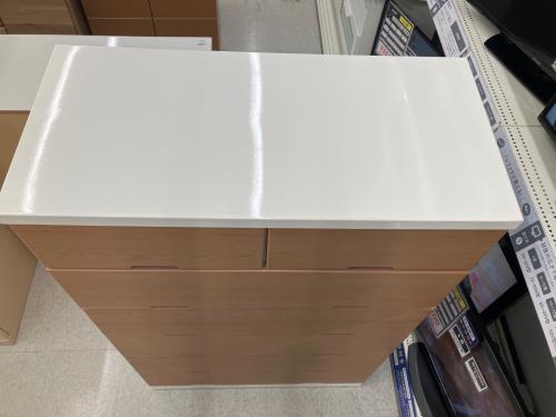 6段チェスト ベージュ