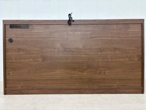 河口家具 (カワグチカグ) キッチンカウンター 幅:約180㎝ ブラウン×シルバー