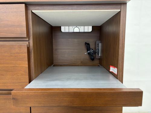 河口家具 (カワグチカグ) キッチンカウンター 幅:約180㎝ ブラウン×シルバー
