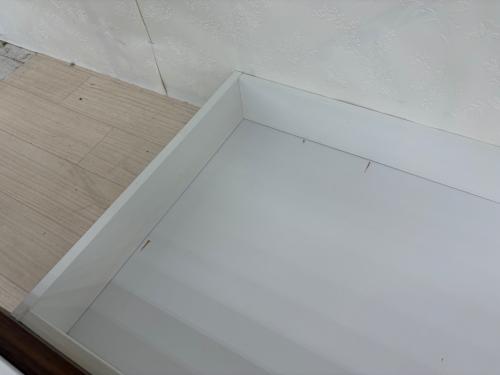 河口家具 (カワグチカグ) キッチンカウンター 幅:約180㎝ ブラウン×シルバー