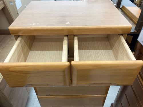 三友ファニチャー (サンユウファニチャー) 6段チェスト ブラウン