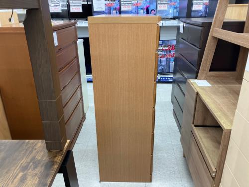 三友ファニチャー (サンユウファニチャー) 6段チェスト ブラウン