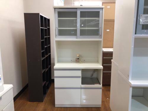 高橋木工所 (タカハシモッコウジョ) レンジボード ホワイト オクトキッチン90