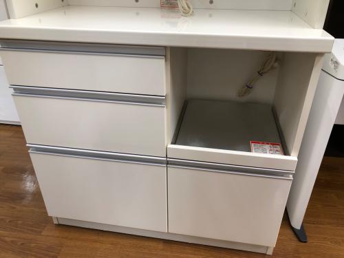 高橋木工所 (タカハシモッコウジョ) レンジボード ホワイト オクトキッチン90