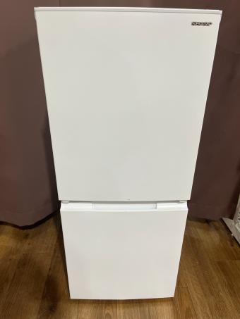 SHARP (シャープ) 2ドア冷蔵庫 SJ-D15J-W 2023年製 152L