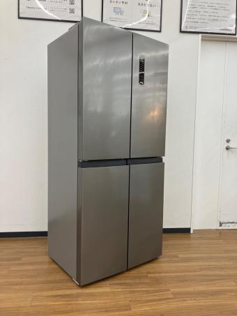 maxzen (マクスゼン) 4ドア冷蔵庫 362L 冷蔵237L 冷凍125L 2023年製 JR362HM01SV