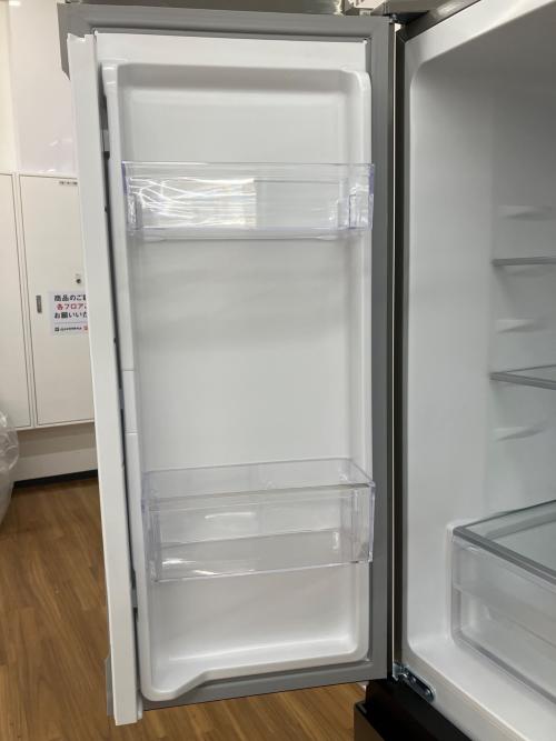 maxzen (マクスゼン) 4ドア冷蔵庫 362L 冷蔵237L 冷凍125L 2023年製 JR362HM01SV