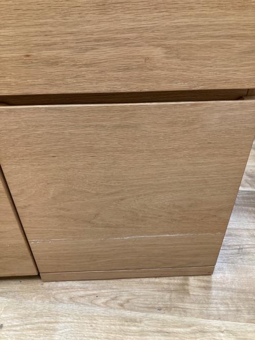 無印良品 (ムジルシリョウヒン) レンジボード ダボ欠品・ヨゴレハガレ有