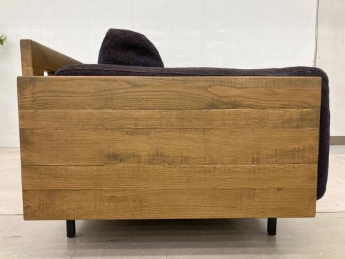 ACME Furniture (アクメファニチャー) 2人掛けソファー パープル×ブラウン コロナド