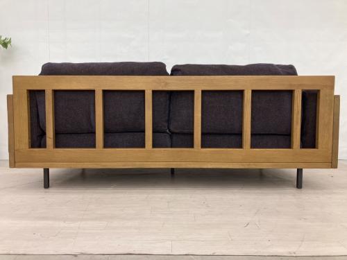 ACME Furniture (アクメファニチャー) 2人掛けソファー パープル×ブラウン コロナド