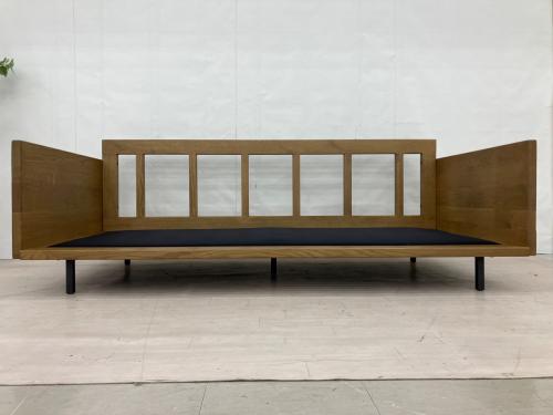 ACME Furniture (アクメファニチャー) 2人掛けソファー パープル×ブラウン コロナド