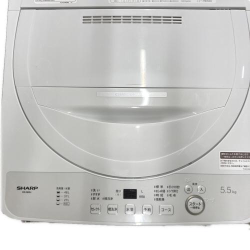 SHARP (シャープ) 全自動洗濯機 ES-GE5J-W 2025年製