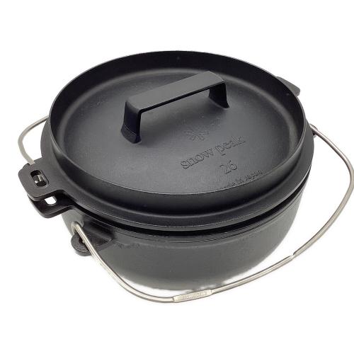 Snow peak (スノーピーク) ダッチオーブン CS-520 IH対応 150 和鉄ダッチオーブン 26