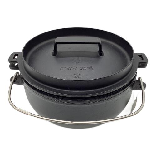 Snow peak (スノーピーク) ダッチオーブン CS-520 IH対応 150 和鉄ダッチオーブン 26