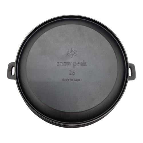 Snow peak (スノーピーク) ダッチオーブン CS-520 IH対応 150 和鉄ダッチオーブン 26