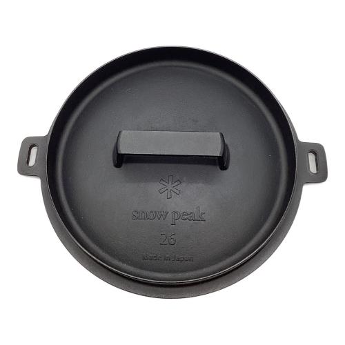 Snow peak (スノーピーク) ダッチオーブン CS-520 IH対応 150 和鉄ダッチオーブン 26