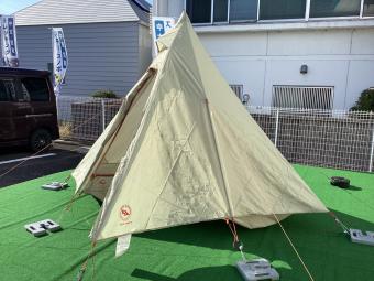 BIG AGNES (ビッグアグネス) ピラミッド型タープ TGC3T23/TGC3M23 ゴールドキャンプタープ 3+メッシュインナーセット