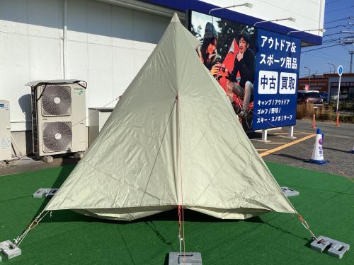 BIG AGNES (ビッグアグネス) ピラミッド型タープ TGC3T23/TGC3M23 ゴールドキャンプタープ 3+メッシュインナーセット