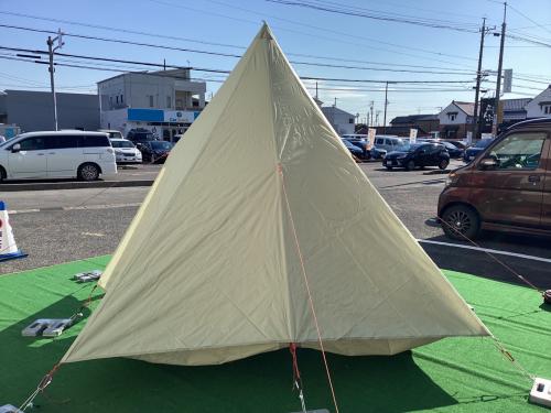 BIG AGNES (ビッグアグネス) ピラミッド型タープ TGC3T23/TGC3M23 ゴールドキャンプタープ 3+メッシュインナーセット
