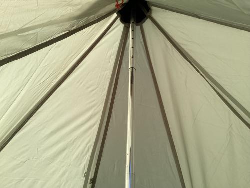 BIG AGNES (ビッグアグネス) ピラミッド型タープ TGC3T23/TGC3M23 ゴールドキャンプタープ 3+メッシュインナーセット