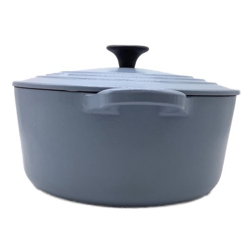 LE CREUSET (ルクルーゼ) 鍋 ブルー ココットロンド22cm｜トレファクONLINE