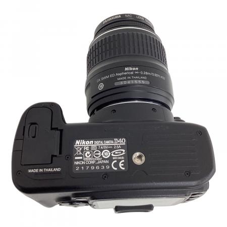 Nikon (ニコン) デジタル一眼レフカメラ D40 624万画素(総画素) APS-C