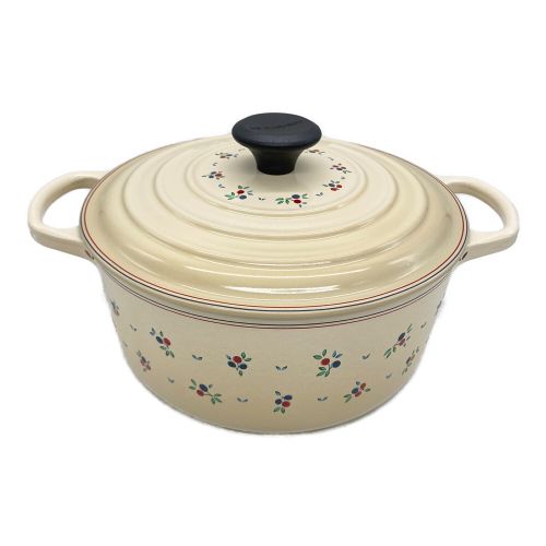 LE CREUSET (ルクルーゼ) ココット・ロンド SIZE 24cm ホワイト 限定品