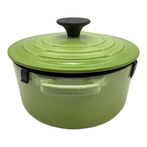 LE CREUSET (ルクルーゼ) 両手鍋 16cm グリーン