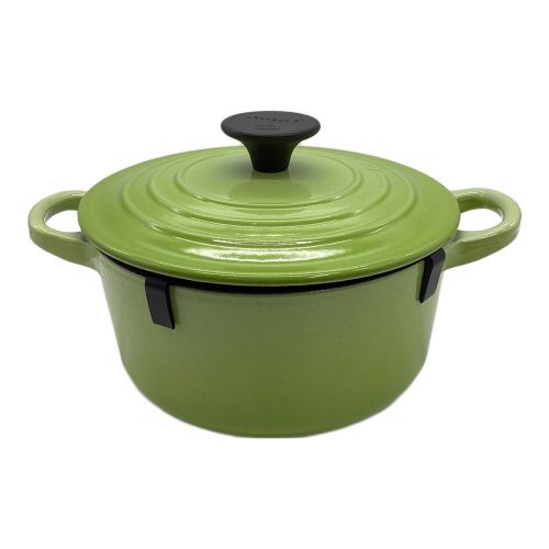 LE CREUSET (ルクルーゼ) 両手鍋 16cm グリーン