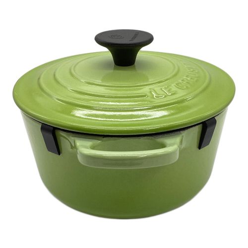 LE CREUSET (ルクルーゼ) 両手鍋 16cm グリーン