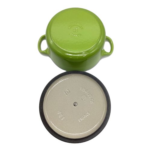 LE CREUSET (ルクルーゼ) 両手鍋 16cm グリーン