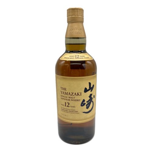 サントリー シングルモルトウィスキー 700ml 山崎 12年 未開封