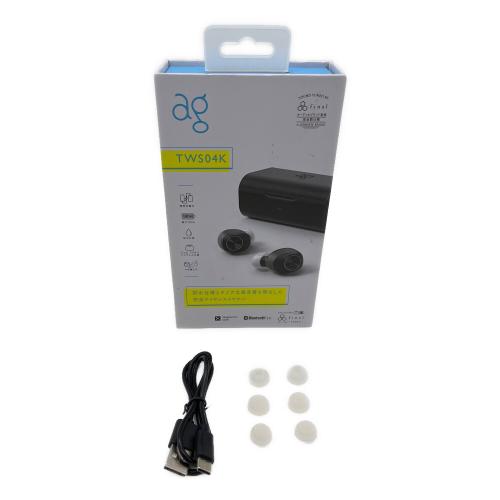 AG (エージー) ワイヤレスイヤホン TWSO4K