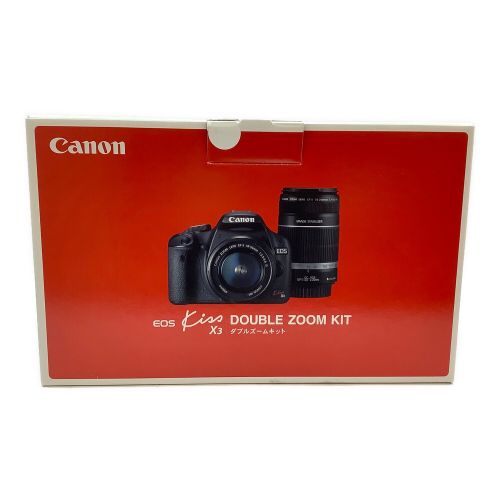 Canon EOS KISS X3 Wズームキット カメラ 一眼レフCanon - デジタルカメラ