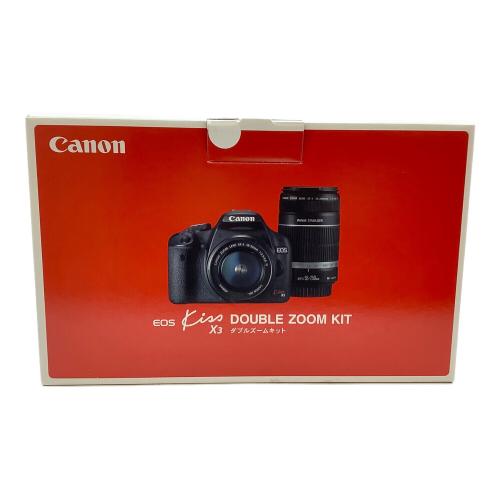 CANON (キヤノン) 一眼レフカメラ キヤノンEFマウント EOS KISS X3 （レンズ：EFS18-55ｍｍ） 1510万画素(有効画素) 標準：ISO100～3200 -