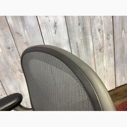 Herman Miller (ハーマンミラー) ワークチェアー ブラック ポスチャーフィットSLフル装備Aサイズ アルミベース アーロンチェアリマスタード