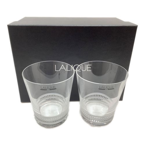 LALIQUE (ラリック) ロックグラス ルーブル 2Pセット