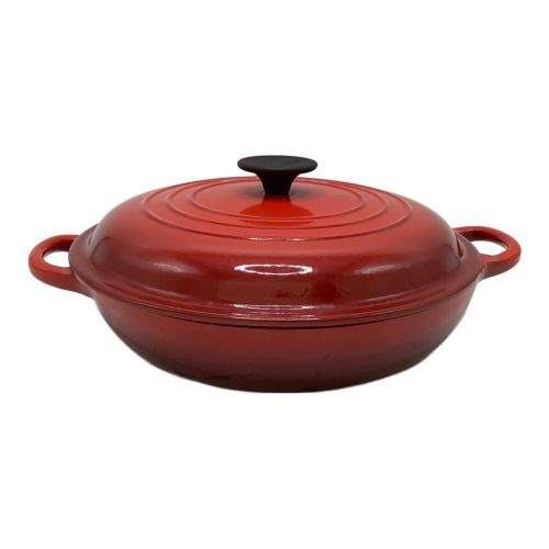 LE CREUSET (ルクルーゼ) 鍋 レッド ビュッフェキャセロール