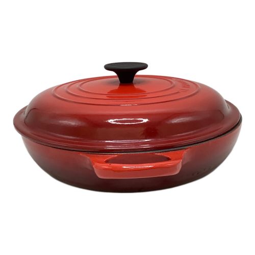 LE CREUSET (ルクルーゼ) 鍋 レッド ビュッフェキャセロール