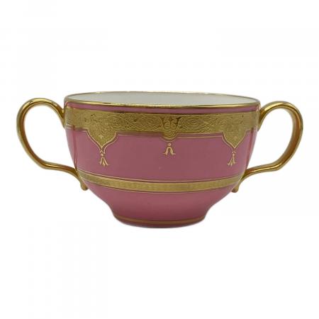 <迎賓館>ミントンティファニー　アンティーク　ダブルハンドルブイヨンカップ MINTON (ミントン) カップ&ソーサー Tiffany & Co. 1892年｜トレファク