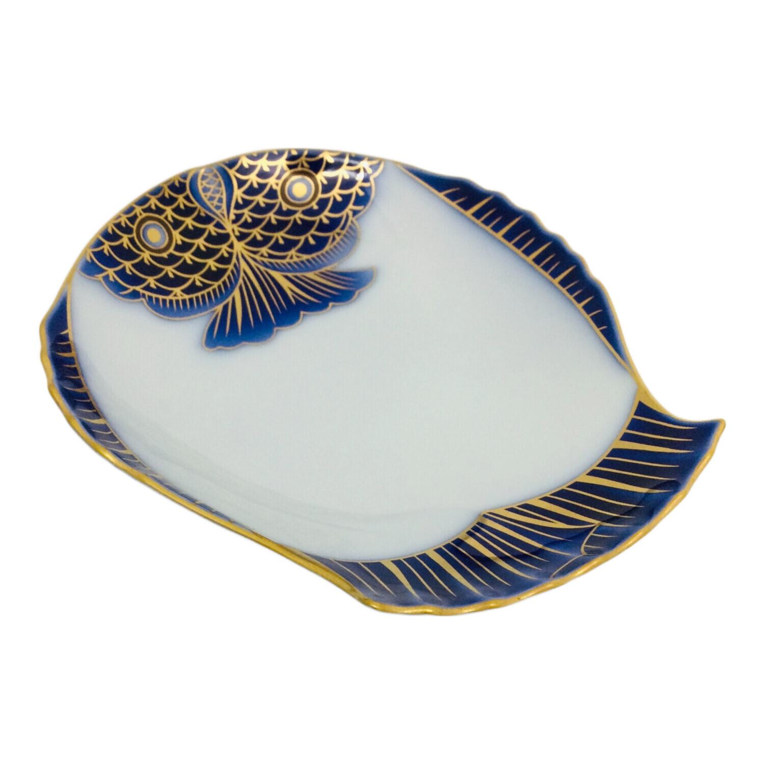 深川製磁 (フカガワセイジ) 組皿 染錦紅白魚型｜トレファクONLINE