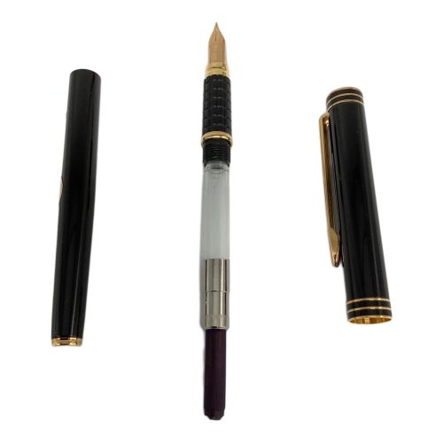 WATERMAN (ウォーターマン) 万年筆 ブラック ペン先18K-750 プレファス