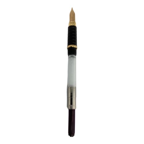 WATERMAN (ウォーターマン) 万年筆 ブラック ペン先18K-750 プレファス