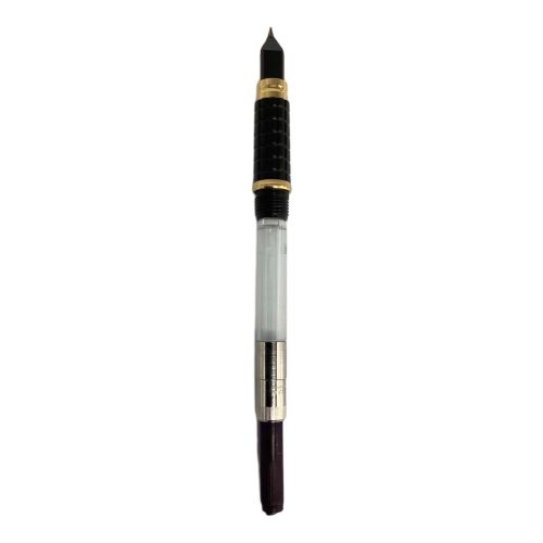 WATERMAN (ウォーターマン) 万年筆 ブラック ペン先18K-750 プレファス